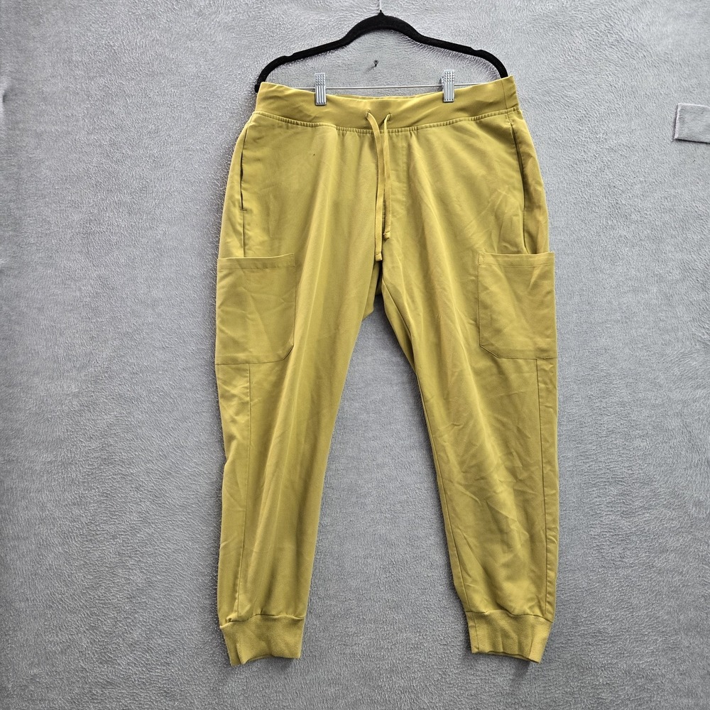 Mandala Women Pants Large Green Joggers Equa-Tek 25" Inseam